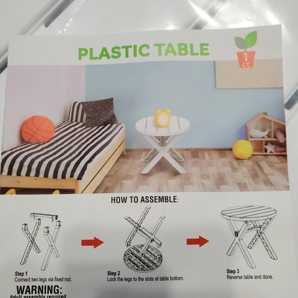 Plastic Table Kids Room Decor - Picture 3 of 5
